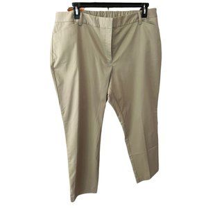 NWT Talbots Outlet flat front chinos, 18W